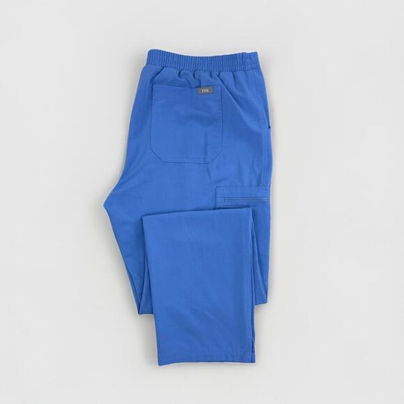 FIGS Yola Skinny Scrub Pant Womens L Blue Nurse Uniform Stretch TW2000R 1356 - Picture 2 of 16